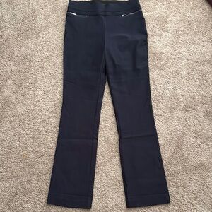 Classic Navy Straight Leg Women's Pants